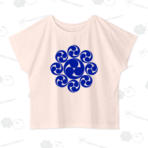 宮本武蔵 家紋 九曜巴 青