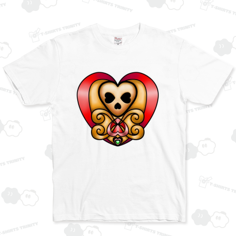 スカルXハート(カラーバージョン)