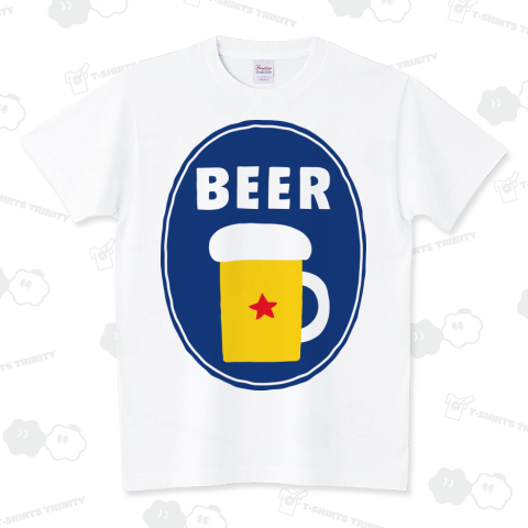 BEER スタンダードTシャツ(5.6オンス)