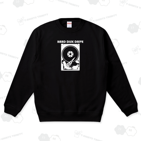 コンピュータTシャツ:ハードディスク:HDD:記憶装置:学問:科学:理系:プログラマ:エンジニア