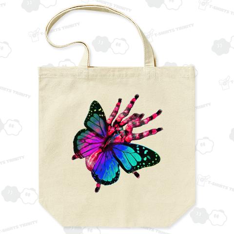 ピンクスパイダー(トートバッグ Mサイズ)|デザインTシャツ通販 ピンクスパイダー(トートバッグ Mサイズ)|デザインTシャツ通販