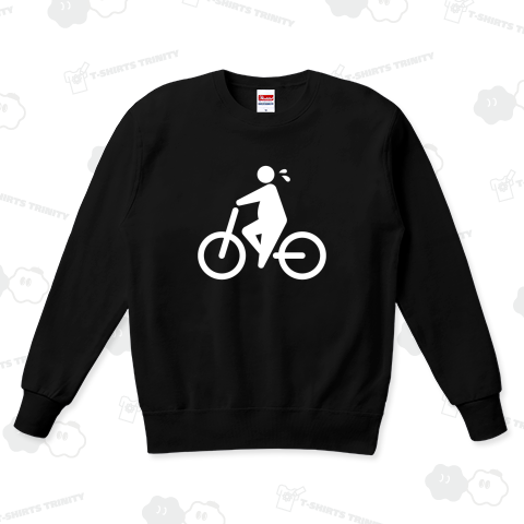 自転車のピクトグラム ダイエット ホワイト