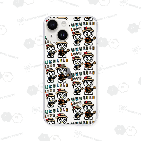 Ukulele Love Penguin illustration