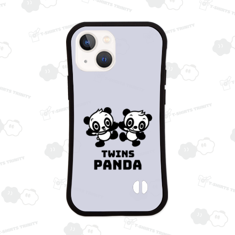 TWINS PANDA 幸せTシャツ