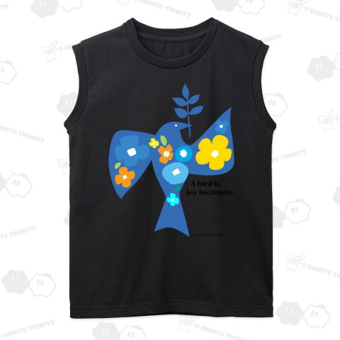 A bird is joy incarnate. 鳥は喜びの化身。