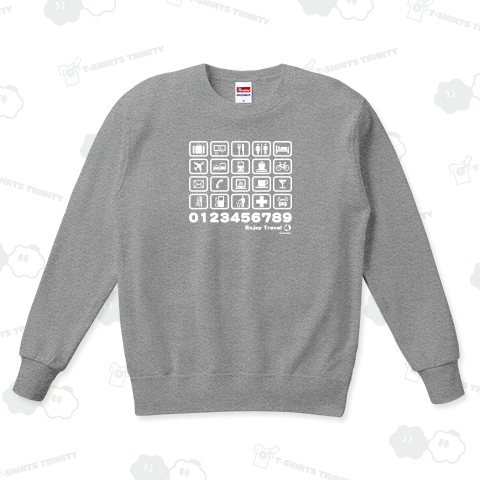 旅の指差しTシャツ(白)