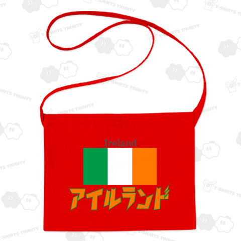 カタカナ国旗Tシャツ「アイルランド」