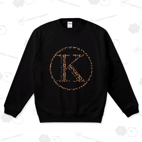 ヒョウ柄アルファベット K