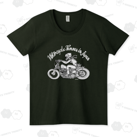 GIRL ON A MOTORCYCLE.