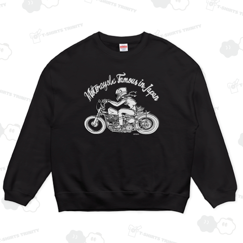 GIRL ON A MOTORCYCLE.