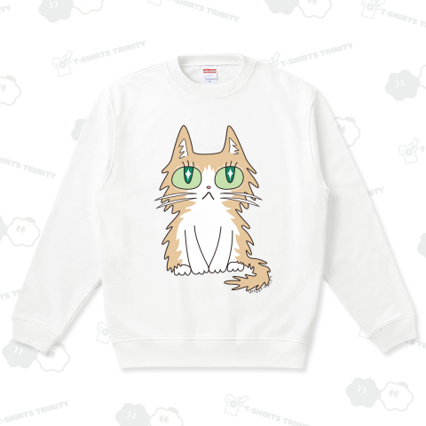 ミルクティー色の長毛猫