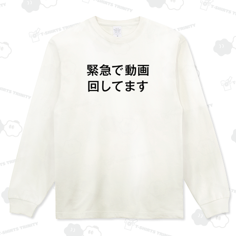 緊急で動画回してます
