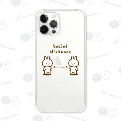 ソーシャルディスタンスうさぎ