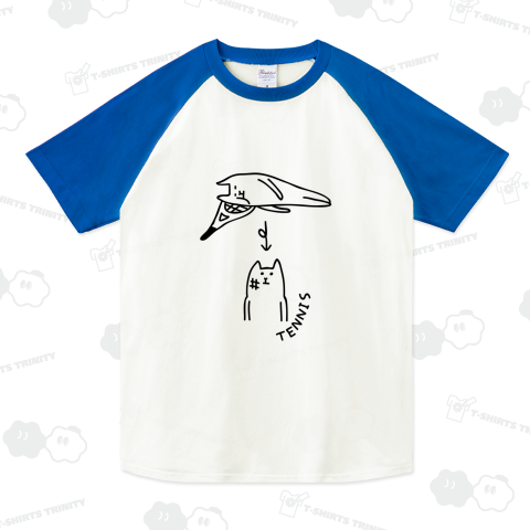 テニス ラケットの跡がつくネコ