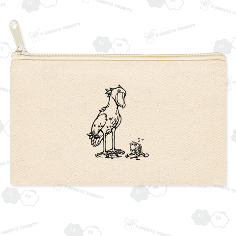 ハシビロコウとサカナ