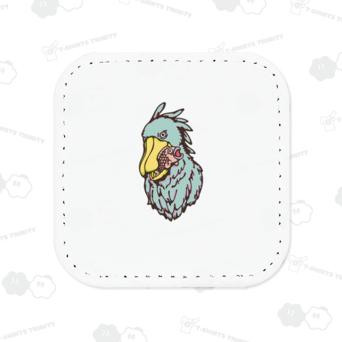 ハシビロコウとサカナあむあむ‐カラフル