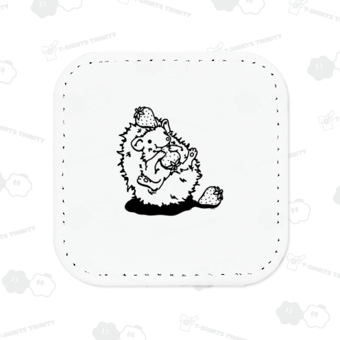 らくがきシリーズ★いちご好きなハリネズミ