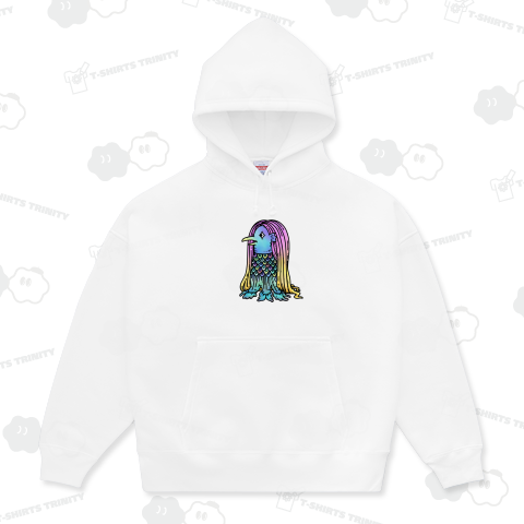 妖怪アマビエさま-水彩ペン