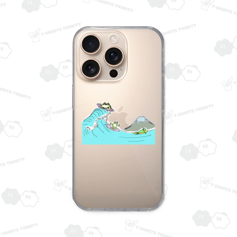 20240723日本の海でサーフィンしてカエル