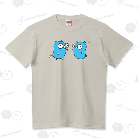 おしりフリフリgopher君とハッとするgopher君