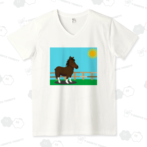 牧場のお馬さん