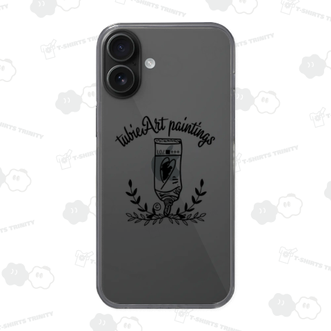 Paint color tube Black - 黒色 絵具チューブ