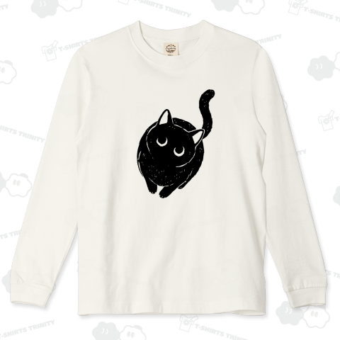 遊んでほしい黒猫くん(文字無し)