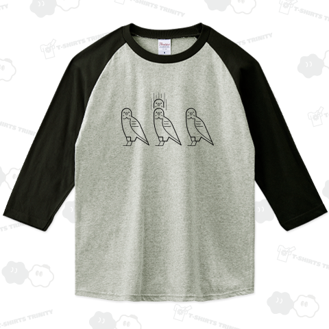 ヒエログリフ風セキセイインコ