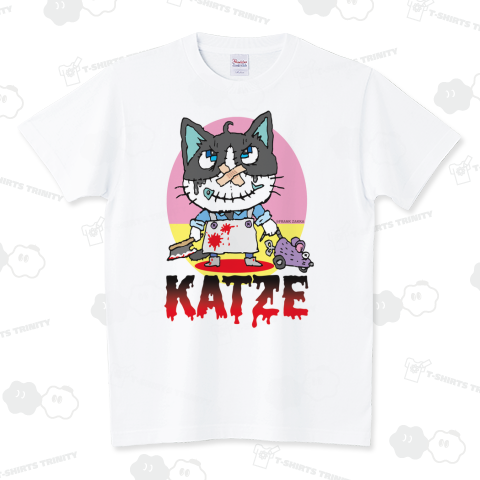 ホラーニャンコT スタンダードTシャツ(5.6オンス)