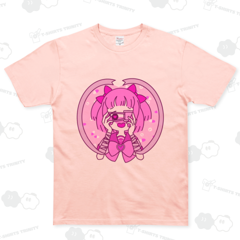 恋するめんへらちゃん。 ベーシックTシャツ(5.0オンス)