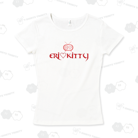 erikitty フライスTシャツ(6.2オンス)
