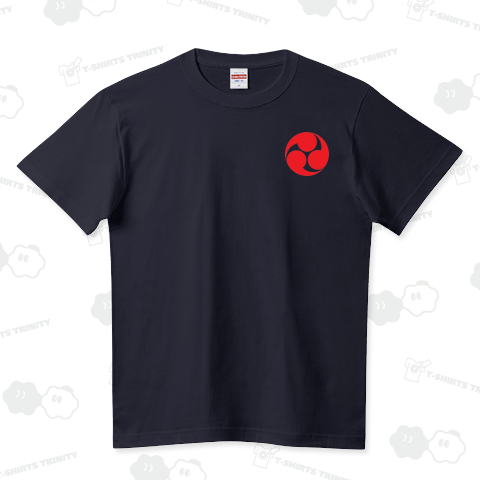 『三つ巴 神社 神道 神社巡り 御朱印 女子 巫女 神様 神頼み 神秘』Tシャツ