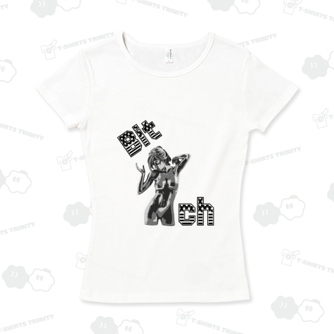 『セクシービッチ ヌード デッサン 女性 女体 ナイスバディ』Tシャツ