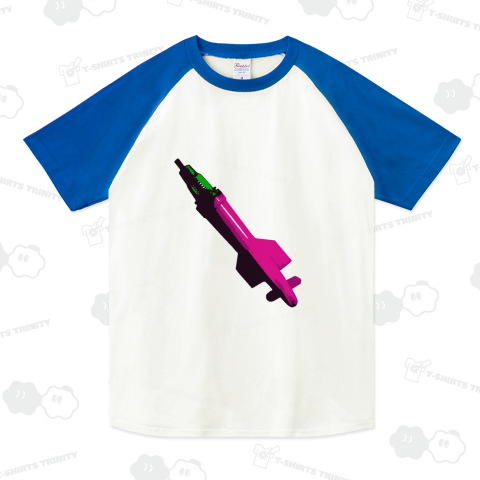 『ジャンプ弾(火薬をはさんで投げて遊ぶやつ) 昭和 レトロ ロケット おもちゃ 懐かしい 流行 一世風靡』Tシャツ