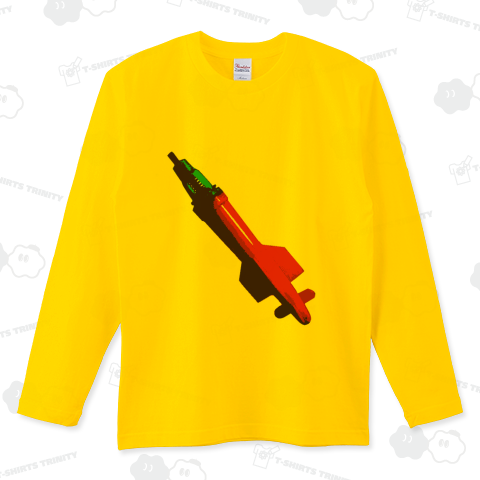『ジャンプ弾(火薬をはさんで投げて遊ぶやつ) 昭和 レトロ ロケット おもちゃ 懐かしい 流行 一世風靡』Tシャツ