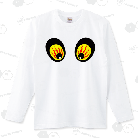 『目玉凧 ゲイラカイト (前プリント) 正月 凧あげ 昭和 レトロ 遊び』Tシャツ ロングTシャツ(5.6オンス)