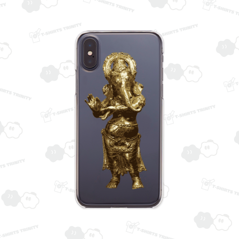 『ガネーシャ4 ヒンズー教 宗教 象 神様 インド 幸福 商売繁盛 象像』Tシャツ