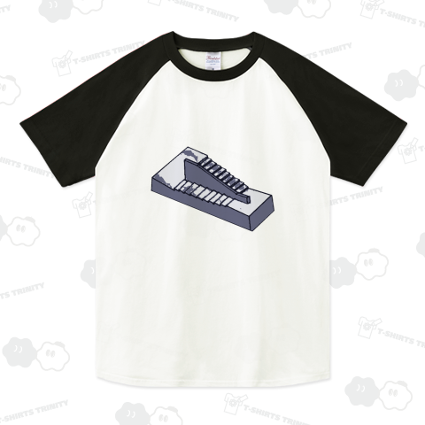 『無限階段 無限ループ 目の錯覚』Tシャツ