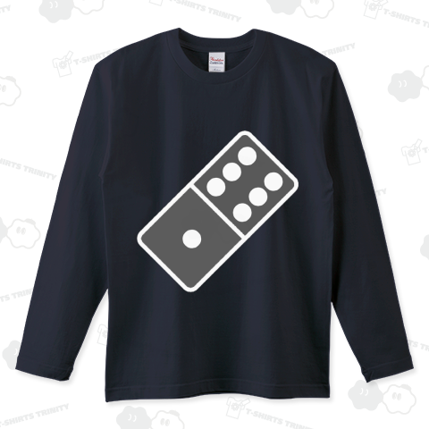 『サイコロ ダイス 目 1 6 ピザ ドミノ おいしい デリバリー バイク』Tシャツ