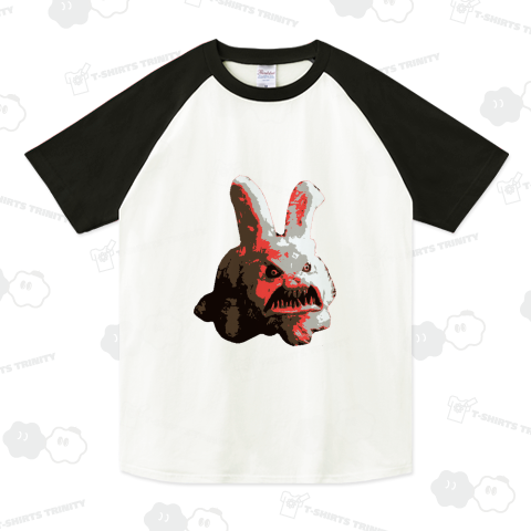 『うさぎ悪魔 モンスター 兎 ラビ ラビット バニー キレるうさぎ キラー』Tシャツ