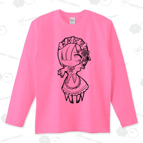 『メイド ゴスロリ アマロリ ロリータ メイド服 カフェ 喫茶 ファッション 原宿 レトロ』Tシャツ