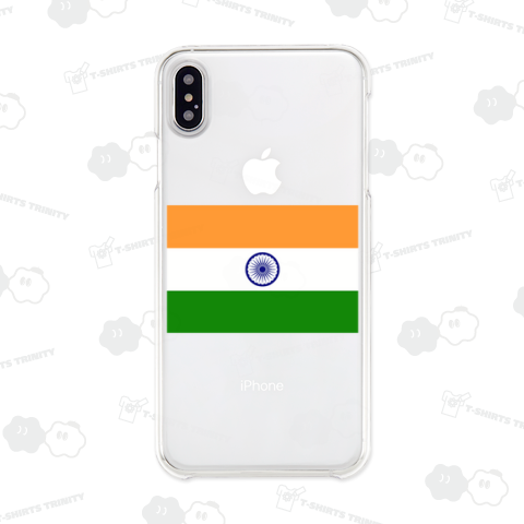 『インド 国旗 国 印度 先進国 世界地図 アジア Country カントリー』Tシャツ