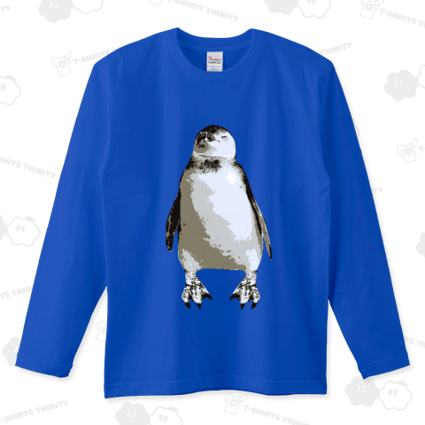 『ペンギン2 海 かわいい もふもふ 癒し ほっこり 怖い 魚 鳥類 動物園』Tシャツ