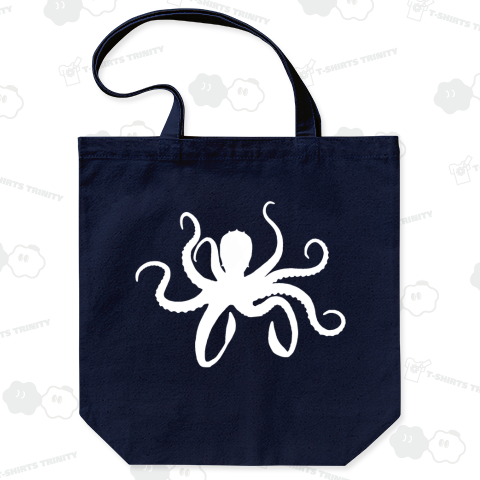 『タコ2 オクトパス 海洋生物 魚 魚介類 シルエット 軟体 刺身 寿司 料理』Tシャツ