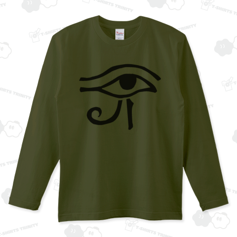 『ホルスの目2 目玉 眼球 エジプト 呪い 宗教 精神 プロビデンスの目 ピラミッド 神秘』Tシャツ