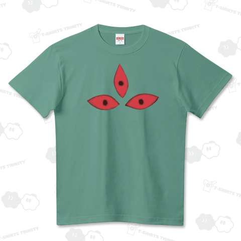 『 第三の目 開眼 3EYES アイ ホラー アート 』Tシャツ