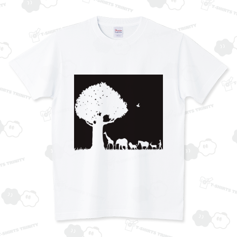 動物の行進 スタンダードTシャツ(5.6オンス)