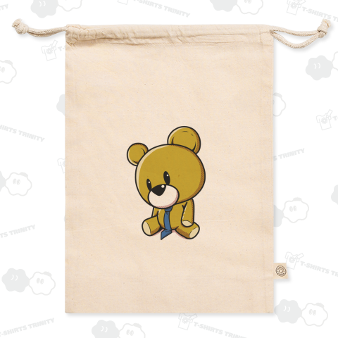 ぐったりテディベア(ブラウンネクタイ)