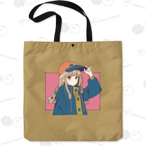 キャップ帽の女の子