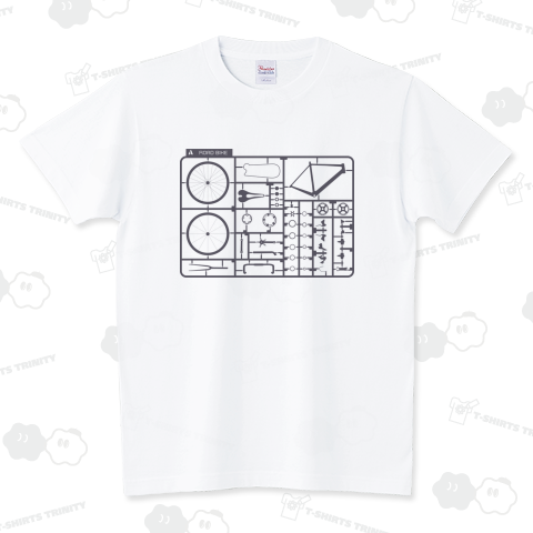 ロードバイクプラモデル スタンダードTシャツ(5.6オンス)